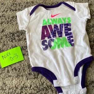 Nike onesie